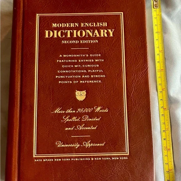 Kate Spade Brown Modern English Dictionary - Picture 2 of 6